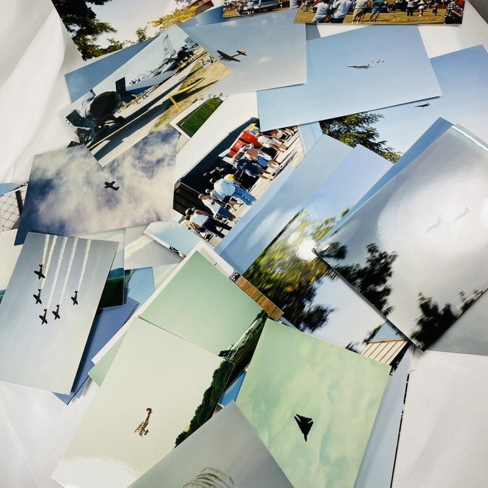Vintage Lot Aviation Airplane Air Show Snapshot Photos Pictures Blue Angels 90s